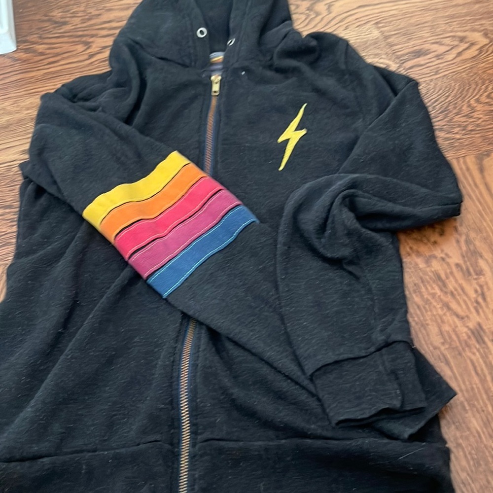 aviator nation black hoodie